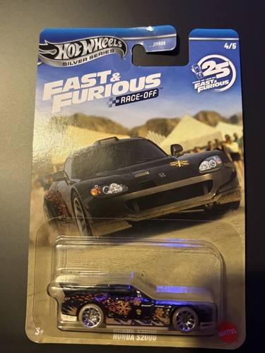 Hot wheels silver - hot, honda