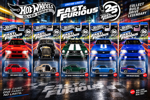 Hot wheels silver series fast - series,